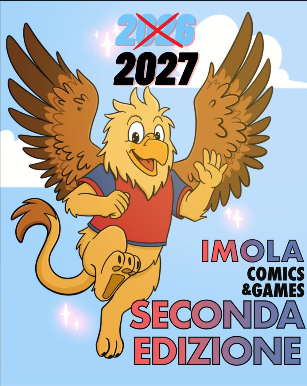 Ciò, la mascotte di Imola Comics & Games: la seconda edizione si sposta dal 2026 al 2027